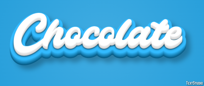 Chocolate Tekst Effect