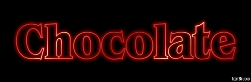 Chocolate Effet de Texte