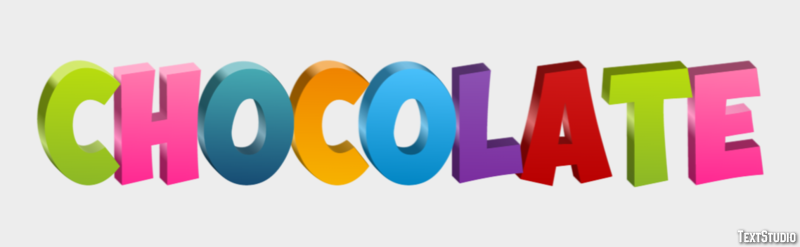 Chocolate Effet de Texte