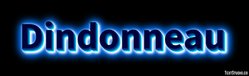 Dindonneau Efecto de texto