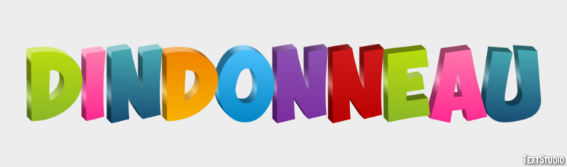 Dindonneau Efecto de texto