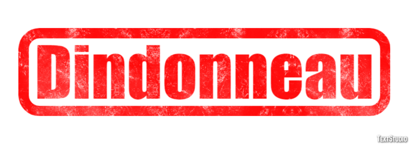 Dindonneau Effetto testo