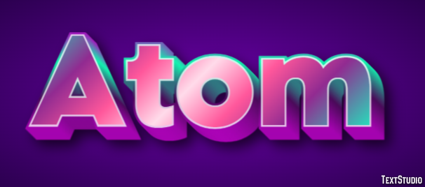 Atom Text Effect