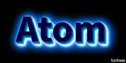 Atom Text Effect