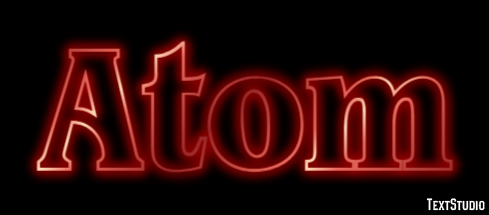Atom Text Effect