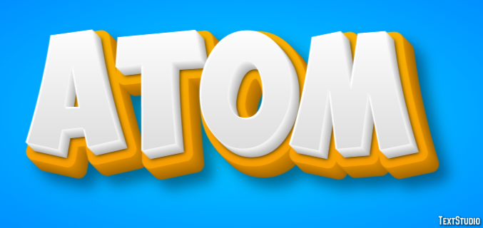 Atom Text Effect