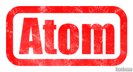 Atom Text effect