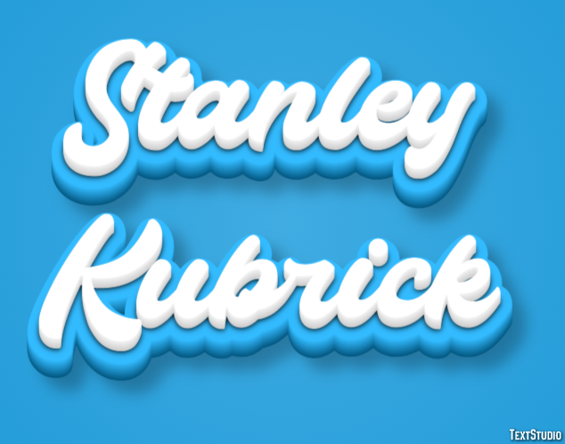 Stanley Kubrick Efecto de Texto