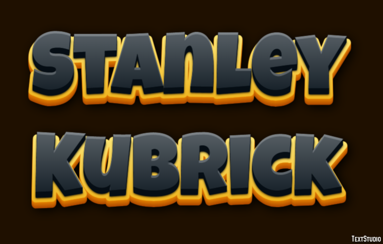 Stanley Kubrick Efecto de Texto