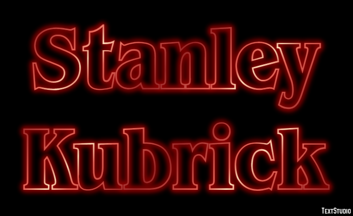 Stanley Kubrick Efecto de Texto