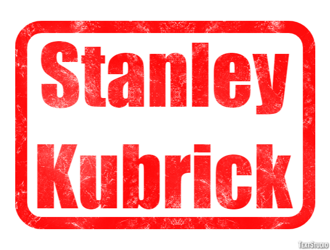 Stanley Kubrick Efecto de Texto