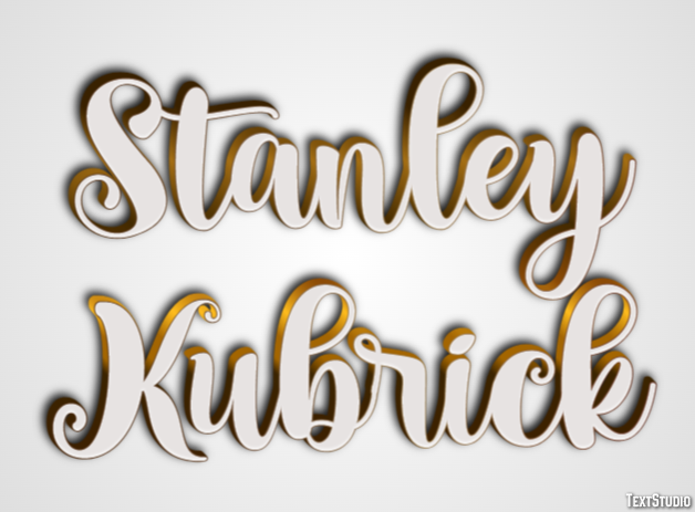 Stanley Kubrick Efecto de Texto