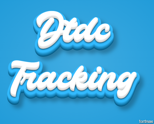 Dtdc Tracking Tekst effect