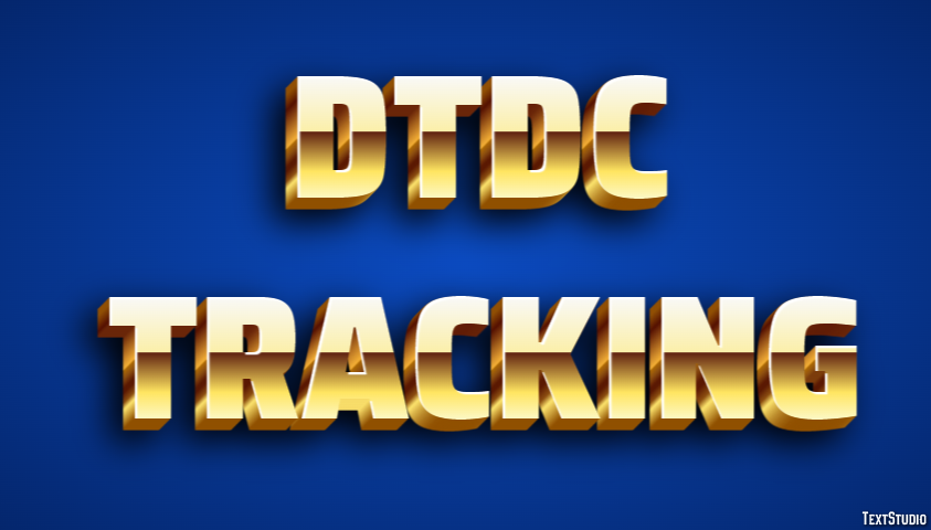Dtdc Tracking Tekst effect