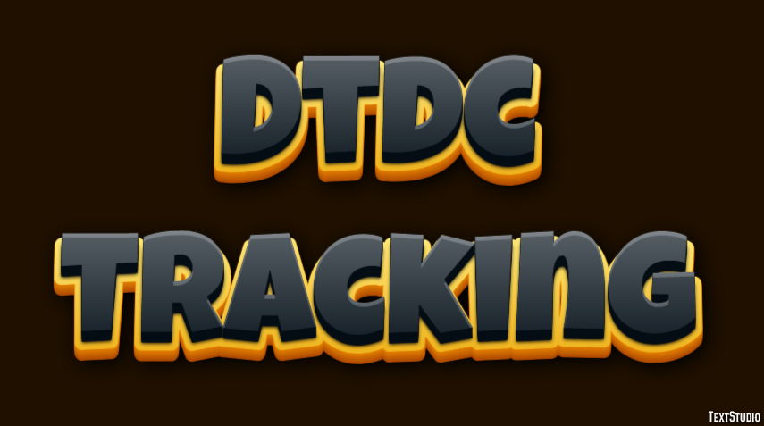 Dtdc Tracking Tekst effect