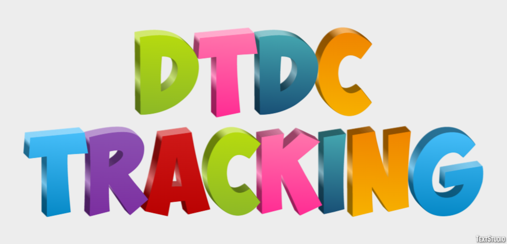 Dtdc Tracking Tekst effect