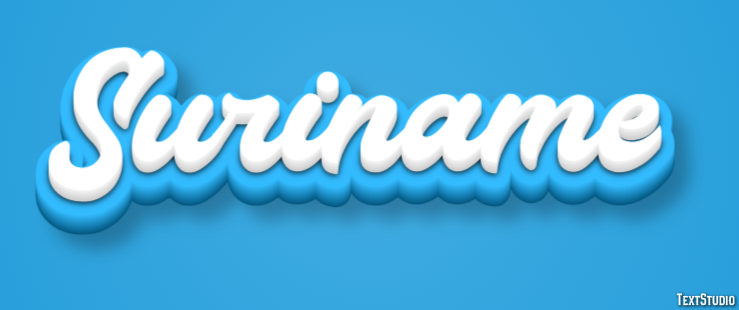 Suriname Text effect