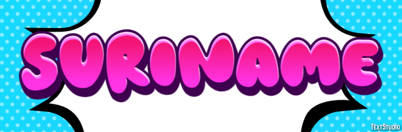 Suriname Text effect