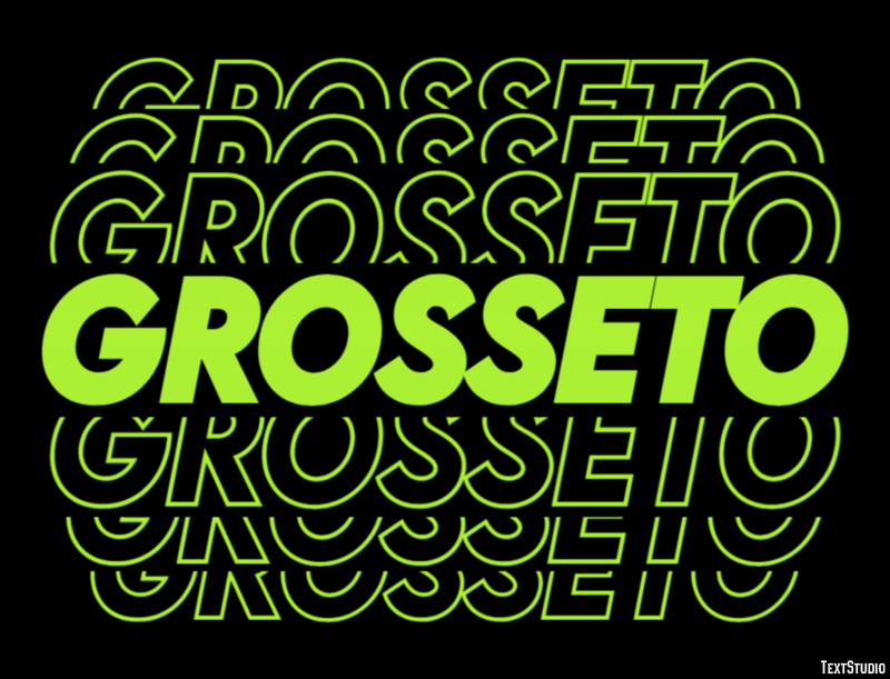 Grosseto Efekt tekstowy