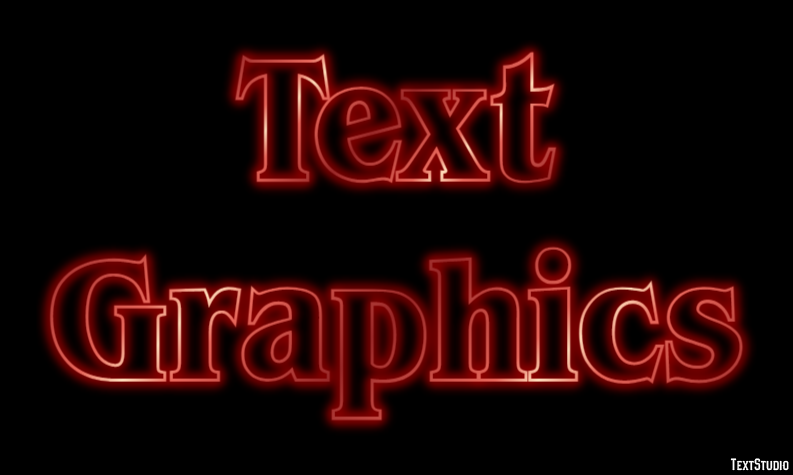 Text Graphics Efecto de texto
