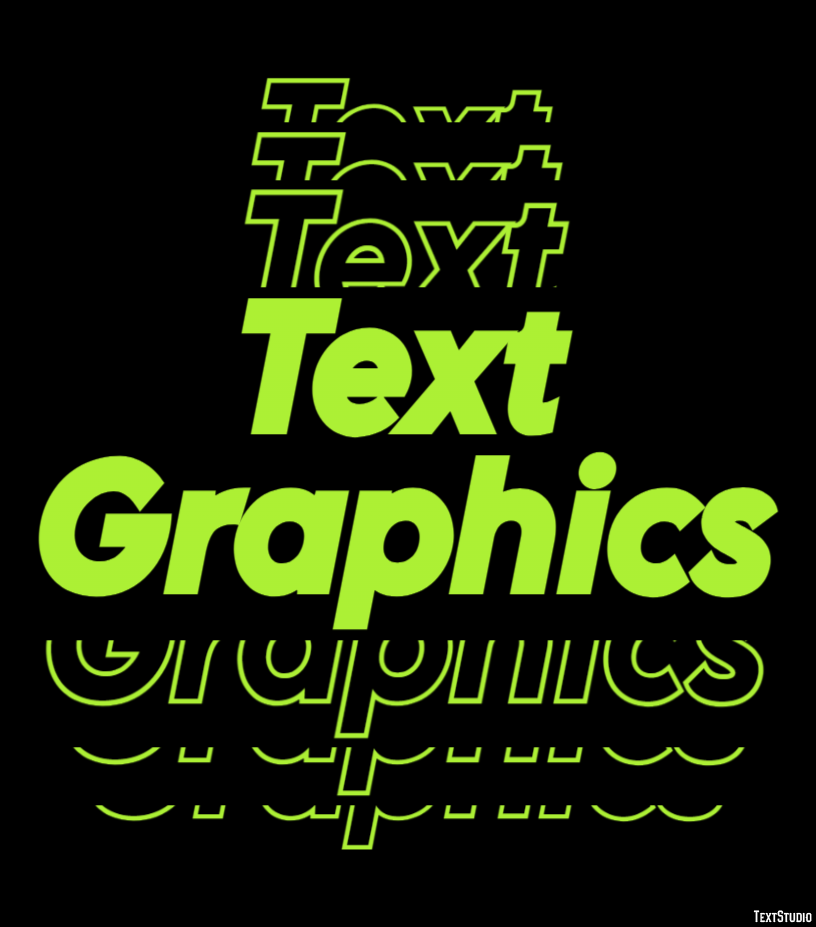 Text Graphics Efecto de texto