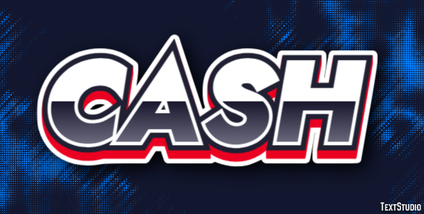 Cash Text Effect