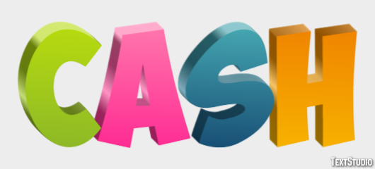 Cash Text Effect