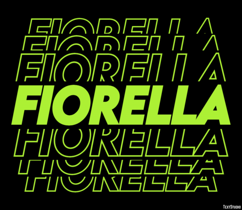 Fiorella Effetto testo