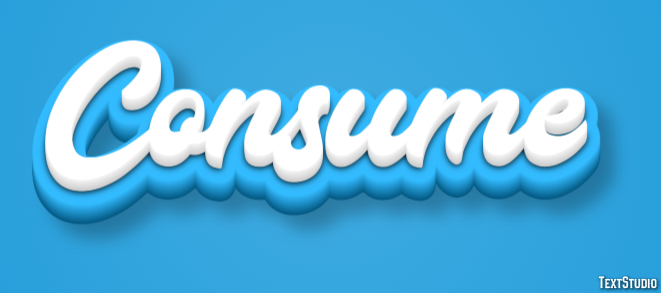 Consume Text Effect