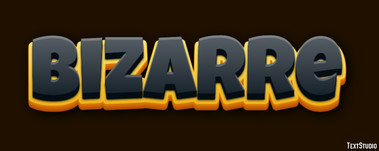 Bizarre Effet de Texte