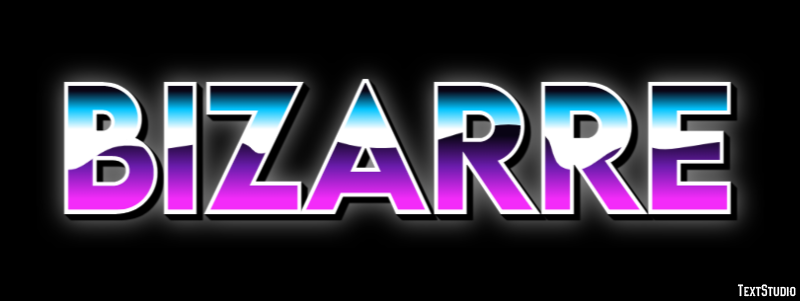 Bizarre Effet de Texte