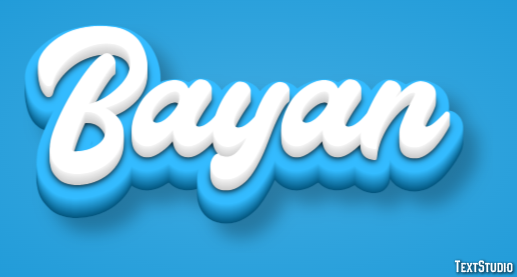 Bayan Effetto testo