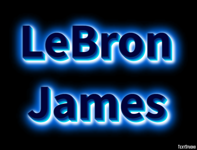 LeBron James Tekst Effect