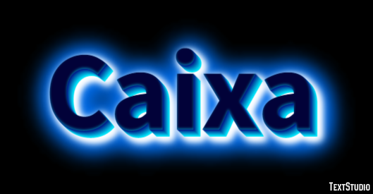 Caixa Efeito do texto