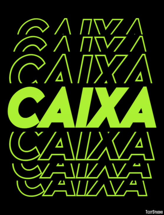 Caixa Efeito do texto