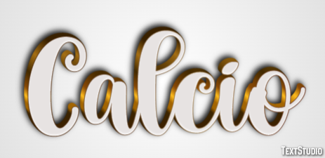 Calcio Efeito do texto