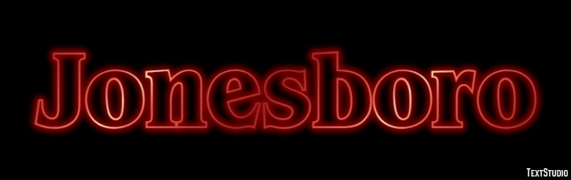 Jonesboro Effetto testo