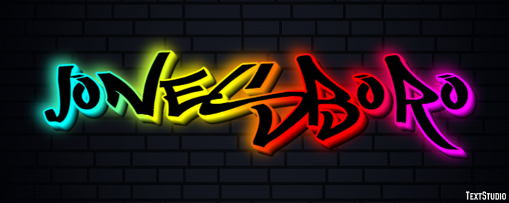 Jonesboro Text Effect
