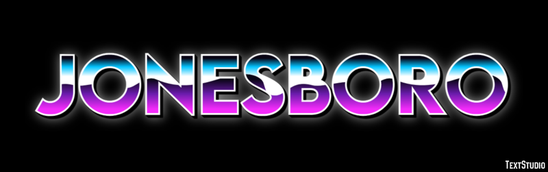 Jonesboro Text Effect