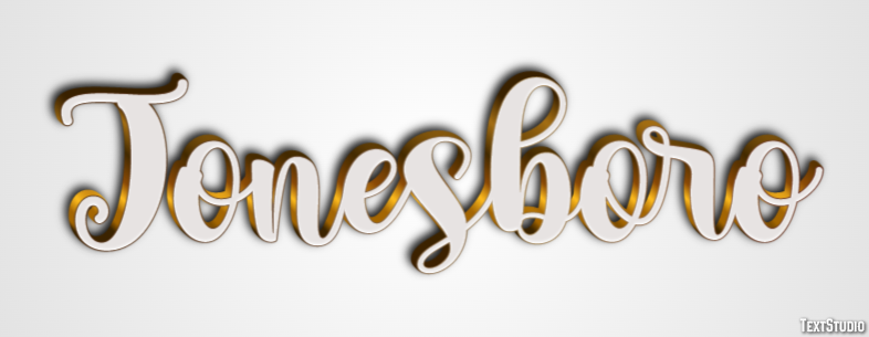 Jonesboro Effetto testo