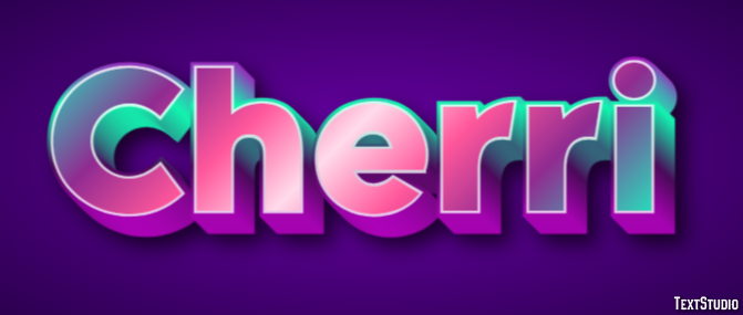 Cherri Text effect