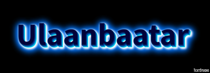 Ulaanbaatar Effet de Texte
