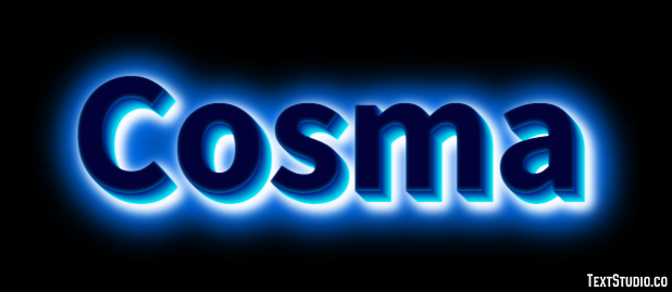 Cosma Effetto testo