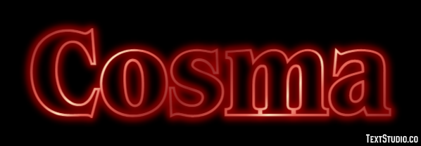 Cosma Effetto testo