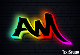 Am Efeito de texto