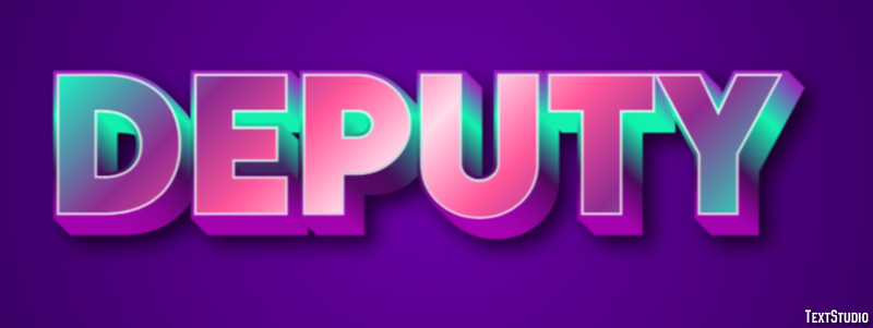 Deputy Text Effect