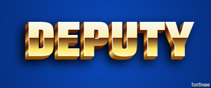 Deputy Text Effect