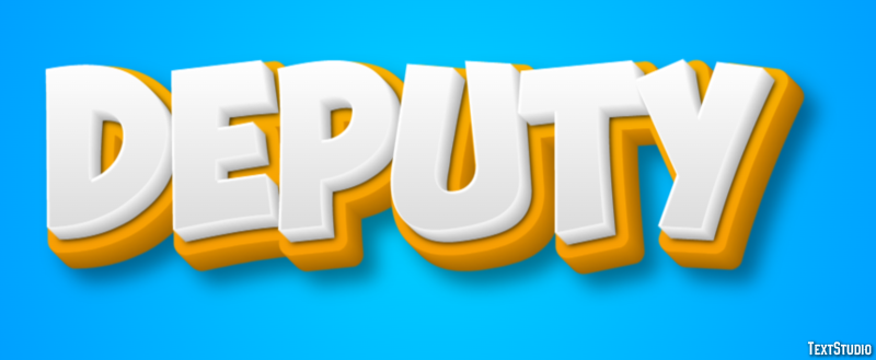 Deputy Text Effect