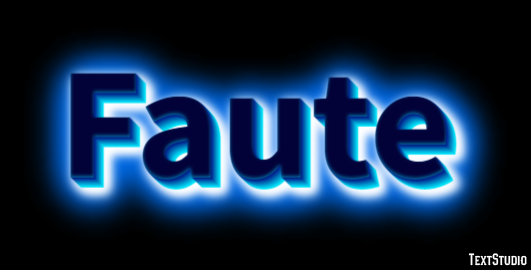 Faute Effetto testo