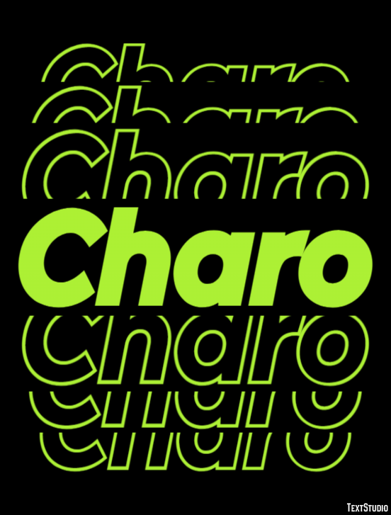 Charo Text Effect